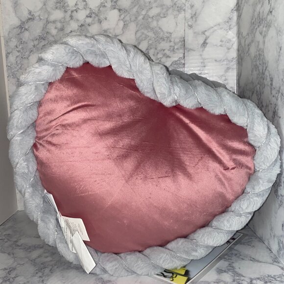 Cupcakes and Cashmere Cherry Heart Cake Pillow - Picture 3 of 3